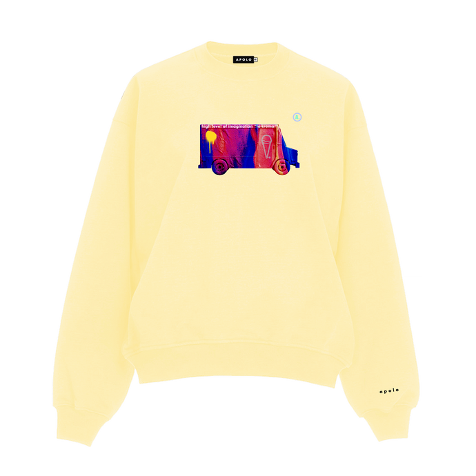 APOLO Heladería Crewneck - Yellow