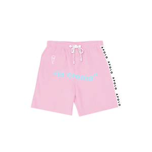 La Crema Patch Shorts - Soft pink