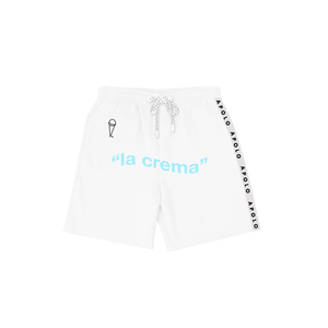 La crema Patch Shorts - White